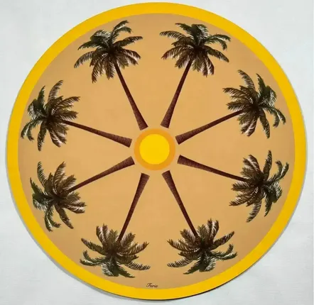 Placemats - placemats - Palma Sottopiatto Rotondo - #03 - ILARIA.I