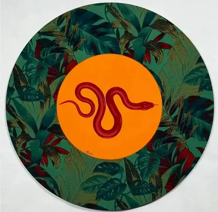 Placemats - placemats - Serpente Sottopiatto Rotondo - #01 - ILARIA.I