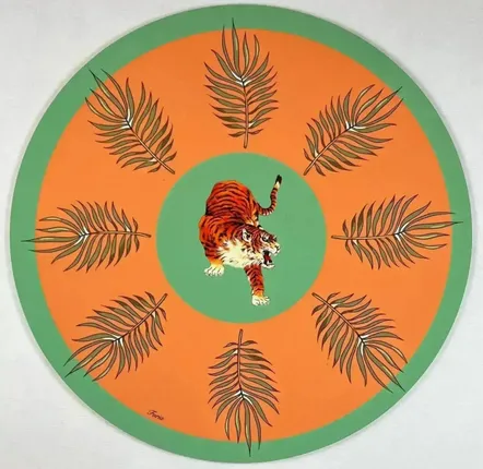 Placemats - placemats - Tiger Primo Sottopiatto Rotondo - #06 - ILARIA.I