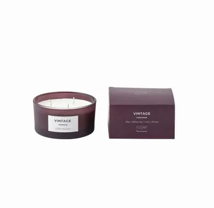 Couteaux - VINTAGE - Cedarwood Bougie parfumée, Violet, Cire naturelle - ILARIA 2.0
