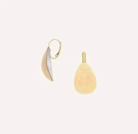 Bijoux - Boucles d'oreilles dormeuse simple petit caurie - Alegria Beach - ILARIA.I