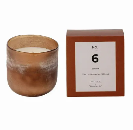 Cloisons - NO. 6 - Sequoia Bougie parfumée, Marron, Cire naturelle - ILARIA 2.0