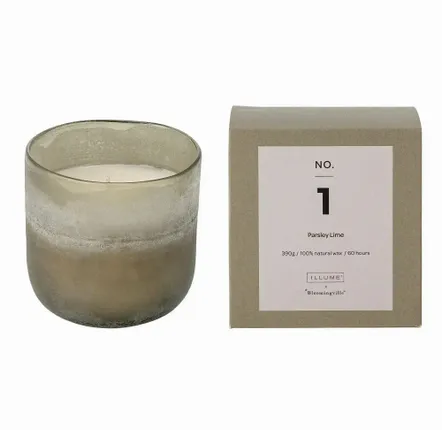 Cloisons - NO. 1 - Parsley Lime Bougie parfumée, Verte, Cire naturelle - ILARIA 2.0