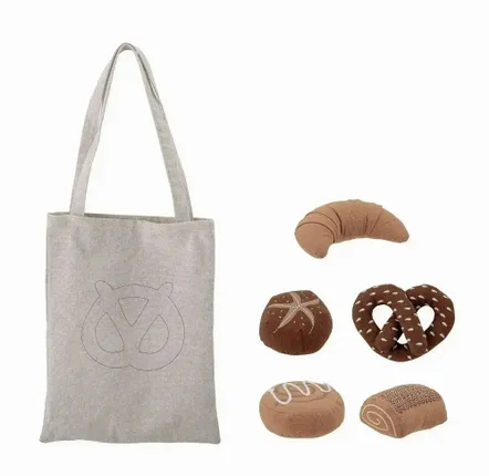 Jouets enfants - Snorre Set de jeu, aliments, Marron, Coton - ILARIA 2.0