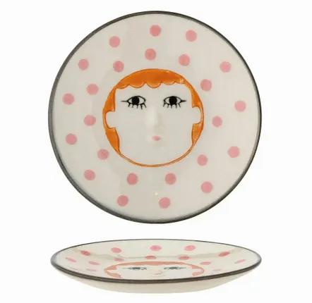 Accessoires à poser - Jaya Assiette, Orange, Grès - ILARIA 2.0