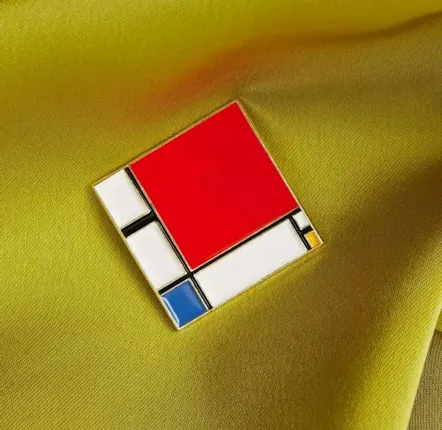 Fresques décoratives - Pin Composition with Red, Blue, and Yellow - Piet Mondrian, 1930 - ILARIA.I