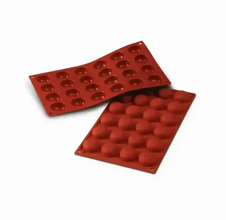 Couverts & ustensiles de cuisine - SF 009 POMPONETTE - MOULE EN SILICONE ø34 H 16 MM - ILARIA.I
