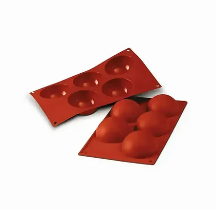 Couverts & ustensiles de cuisine - SF001 SEMISFERA - MOULE EN SILICONE ø80 H 40 MM - ILARIA.I