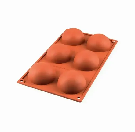 Couverts & ustensiles de cuisine - SF 002 HALF SPHERES - MOULE EN SILICONE ø70 H 35 MM - ILARIA.I