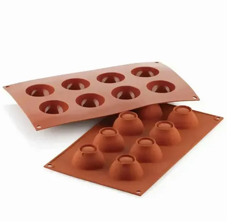 Couverts & ustensiles de cuisine - SF 004 HALF-SPHERES - MOULE EN SILICONE ø50 H 25 MM - ILARIA.I