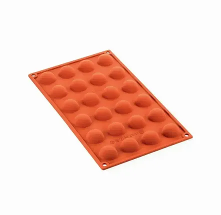 Couverts & ustensiles de cuisine - SF 006 HALF-SPHERES - MOULE EN SILICONE ø30 H 15 MM - ILARIA.I