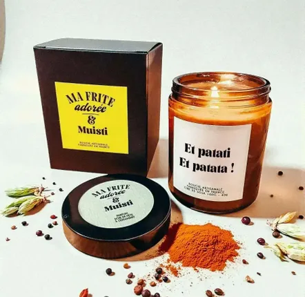 Objets de décoration - Bougie Muisti & Ma Frite Adorée - Et patati et patata – 160g - ILARIA.I
