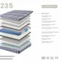Hotel bedding - Hybrid mattress with natural latex and Cooltex pocket mini springs 160x200 - ILARIA.I