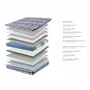 Hotel bedding - Hybrid mattress with natural latex and Cooltex pocket mini springs 180x200 - ILARIA.I