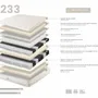 Literie pour hôtels - Matelas hybride en latex naturel avec mini ressorts et ressorts ensachés 7 zones 160x200 - ILARIA.I