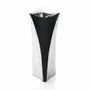 Design objects - Vase with silver and matt black "Ayum" - ASIATIDES