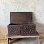 Caskets and boxes - Ancien petit coffre en bois sculpté indonésien - LES NOUVELLES GAMBETTES TEST 29/04