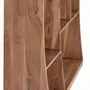 Bookshelves - Bookcase in brown mango wood 2 meters - LES GAMBETTES MODIF TEST HBE 30/04