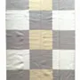Throw blankets - Wool blanket plaid, Tricolor Square Vanilla Cashmere - LES GAMBETTES MODIF TEST HBE 30/04