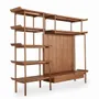 Bookshelves - Indah Teakwood TV Unit - LES NOUVELLES GAMBETTES TEST 29/04