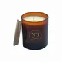 Bougies - Bougie Signature 290 g N°3 Cuir de Violette - LES LUMIERES DU TEMPS