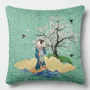 Linge - Splendeurs d'Edo 2 - Housse Coussin Velours 45cm x 45cm - ILARIA.I