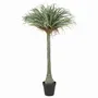 Floral decoration - Artificial yucca, real touch, black plastic pot - ILARIA.I