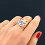 Bijoux - BAGUE DELICE COULEUR ARGENT MULTI - ILARIA.I