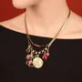 Jewelry - Rose gold hibiscus necklace - ILARIA.I