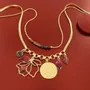 Jewelry - Rose gold hibiscus necklace - ILARIA.I