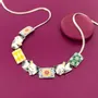 Jewelry - CHANAPE NECKLACE SILVER MULTI COLOR - ILARIA.I