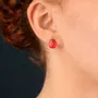 Jewelry - Delightful Fleas, Silver and Red - ILARIA.I