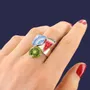 Jewelry - PRETTY RING, PRETTY SILVER MULTI COLOR - ILARIA.I