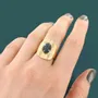 Jewelry - SOLEDAD RING GOLD GREEN - ILARIA.I