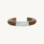 Jewelry - Wood & shell rigid bracelet - Okawa - ILARIA.I