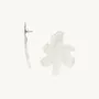 Jewelry - Flower XL post earrings with 5 petals - Lis Blanc - ILARIA.I