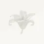 Jewelry - Flower brooch pin with stem - Lis Blanc - ILARIA.I