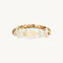 Jewelry - Stretch bracelet with citrin & cypraea - Alegria Beach - ILARIA.I