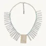 Bijoux - Collier plastron batonnets Nacre blanche - Milos - ILARIA.I