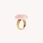 Bijoux - Bague ajustable quartz rose - Spiaggia Rosa - ILARIA.I