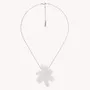 Jewelry - 5 petals flower pendant necklace - Lis Blanc - ILARIA.I
