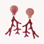 Jewelry - Red coral branchearrings - Alona - ILARIA.I