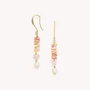 Jewelry - Simple hook earrings - Spiaggia Rosa - ILARIA.I