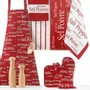 Aprons - ApronSel&PoivreRouge80X85 - EARTHWARE