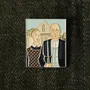 Fresques décoratives - Pin American Gothic - Grant Wood, 1930 - ILARIA.I