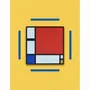 Fresques décoratives - PVC Magnet Composition with Red, Blue, and Yellow - Piet Mondrian, 1930 - ILARIA.I