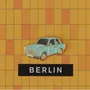 Decorative frescoes - Pin Trabant Blue - ILARIA.I
