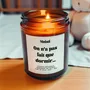 Objets de décoration - Bougie Parfumée - On n'a pas fait que dormir - Musc blanc – 160g - ILARIA.I