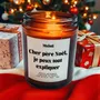 Objets de décoration - Bougie Parfumée - Cher Père Noël, je peux tout expliquer - Musc blanc – 160g - ILARIA.I