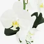 Décorations florales - Orchidée “toucher naturel” en pot blanc - ILARIA.I